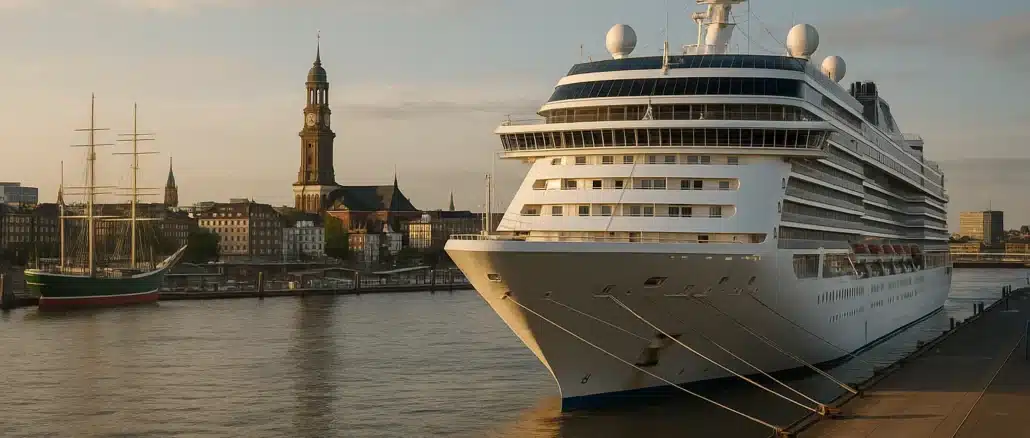 Kreuzfahrtbeginn in Hamburg